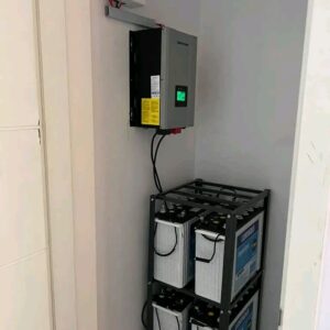5kva inverter installed with 4 pcs of 220amps tubular batteries